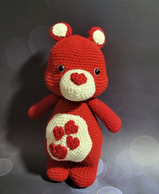 SweetHeart Crochet Bear