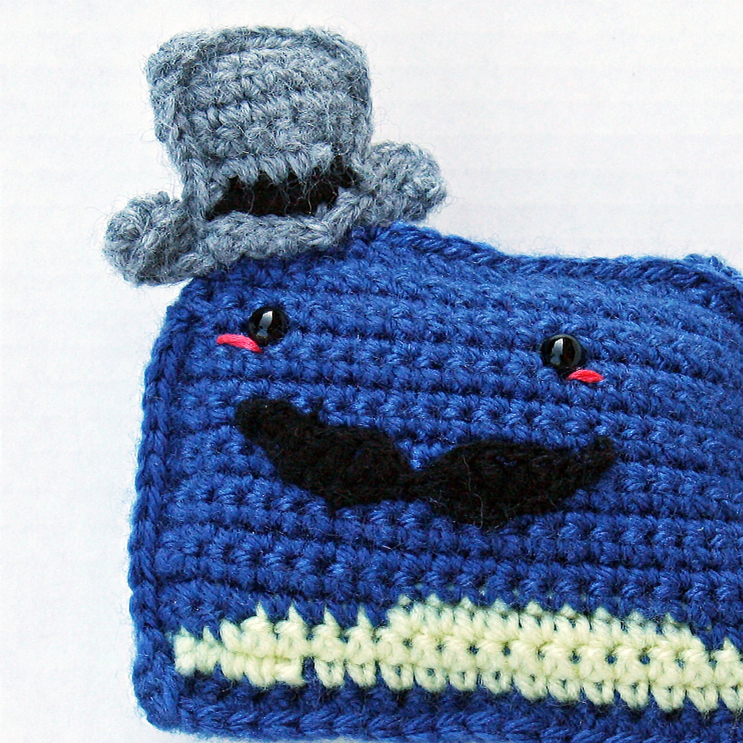 Crochet Stuffed Whale