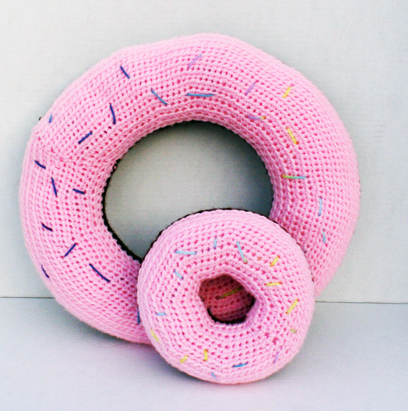 Crochet Doughnut pillow