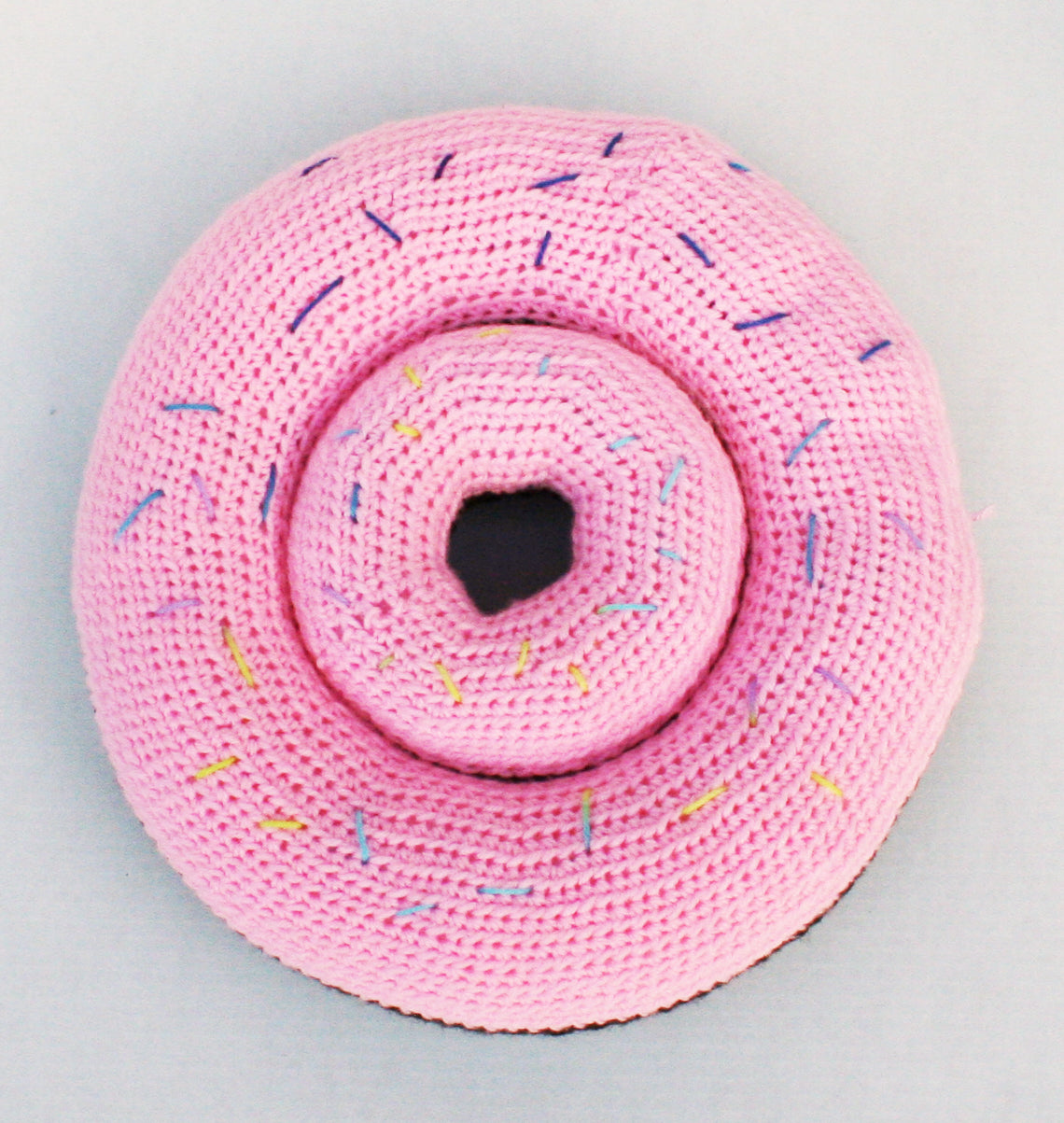 Doughnut Pillow - Crocheted