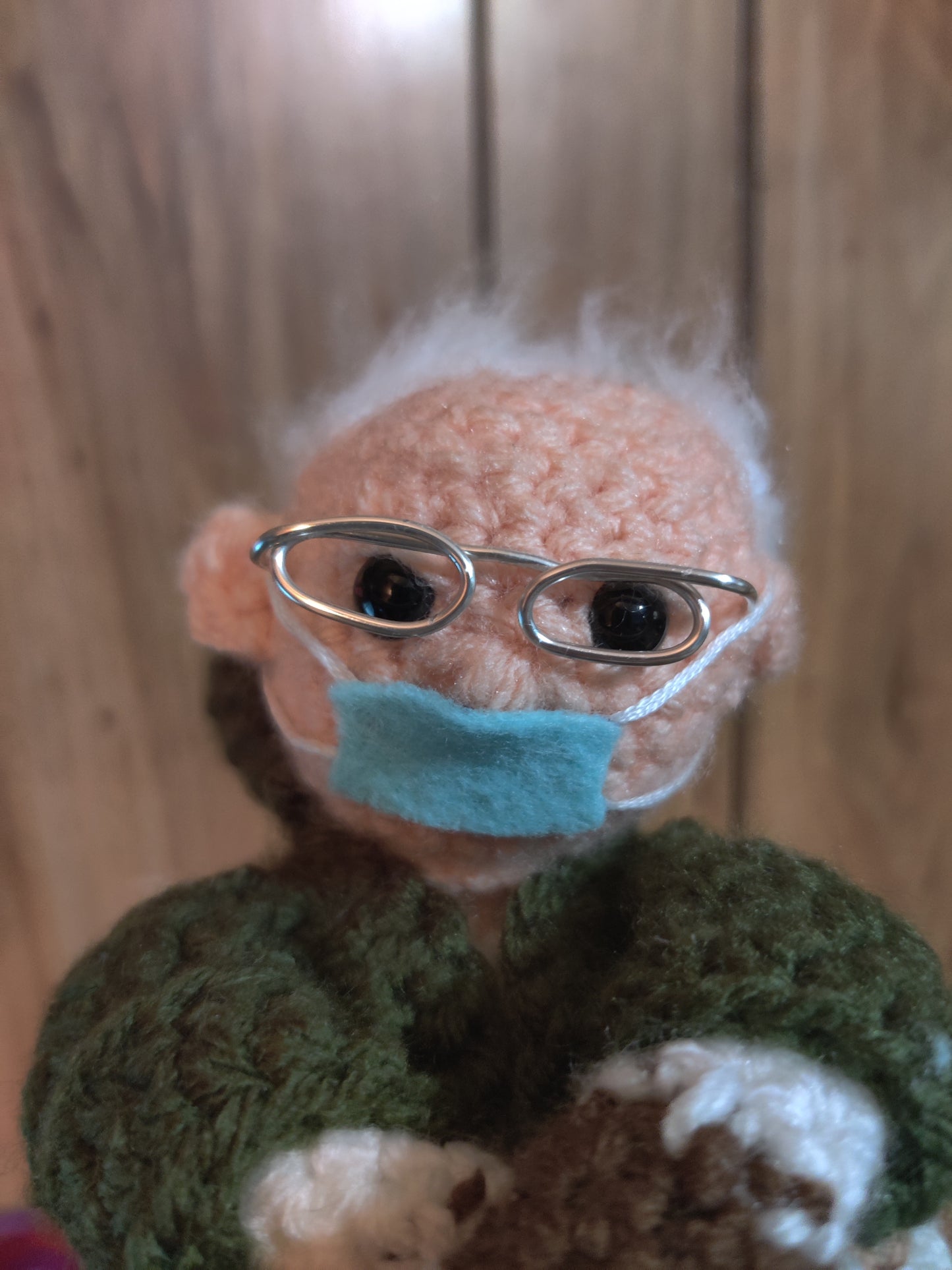 Bernie with Mittens Doll