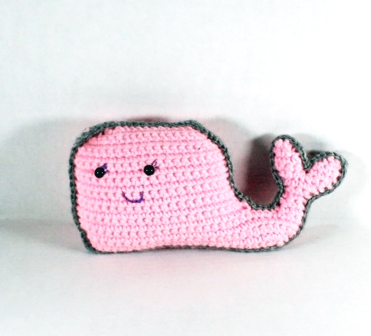 Pinky Crochet Whale