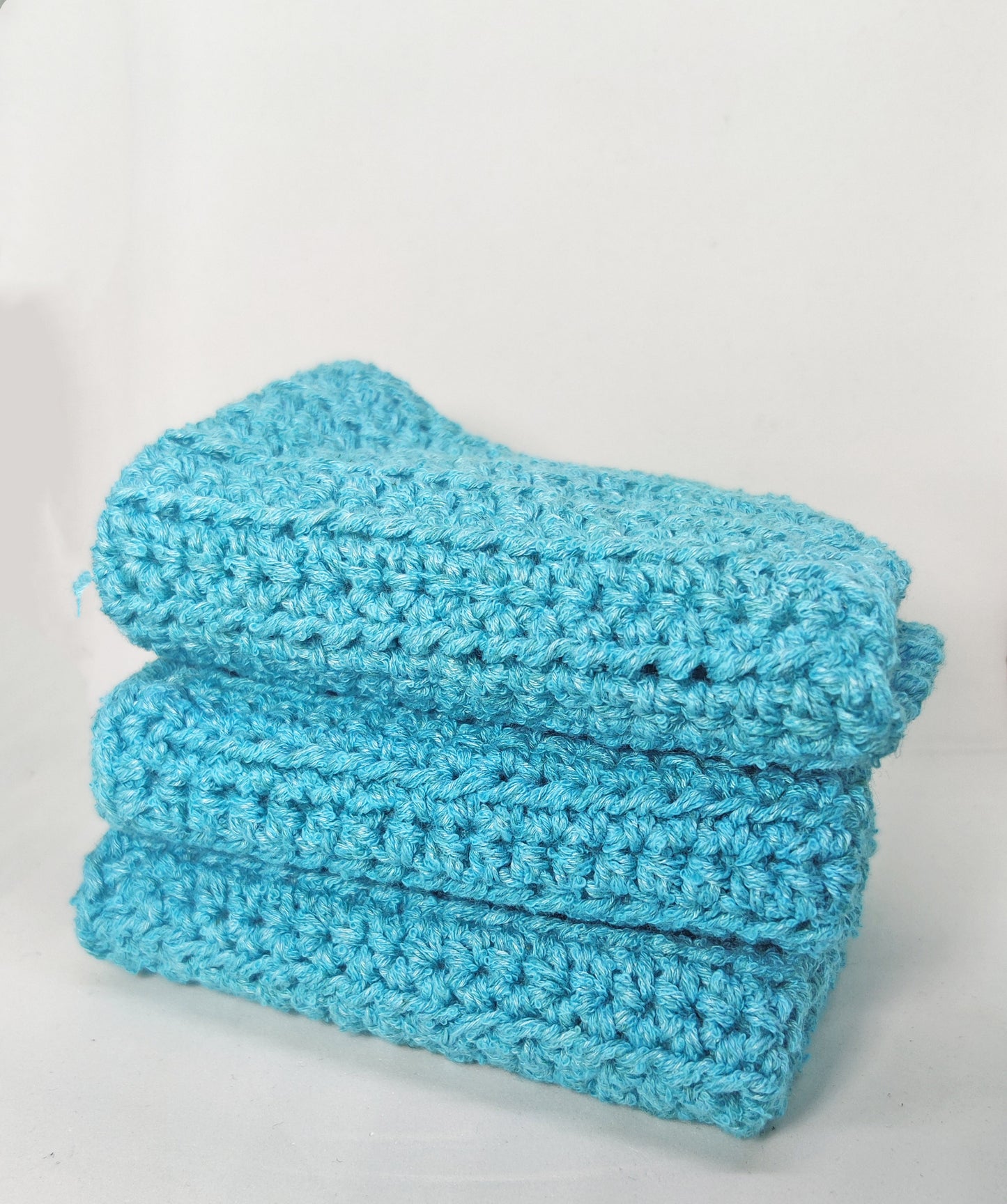 3 Pack Crochet Wash Cloths