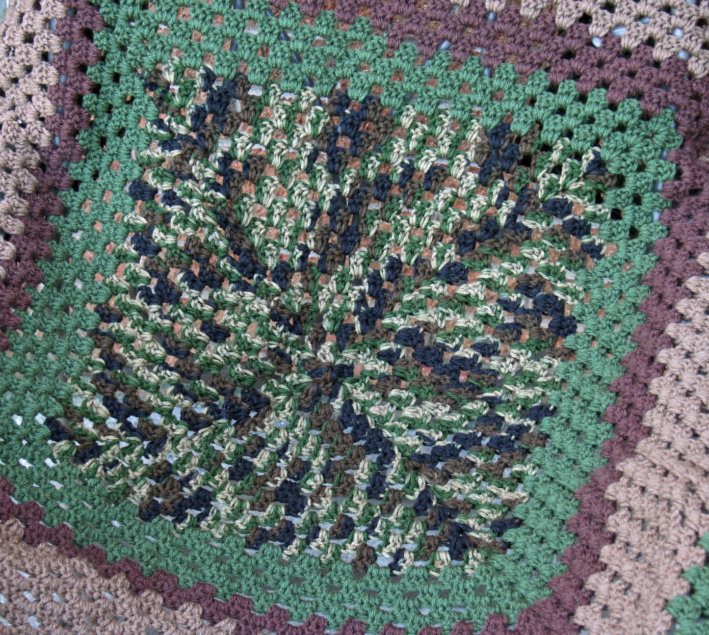 Crochet Camo Blankets for Sale